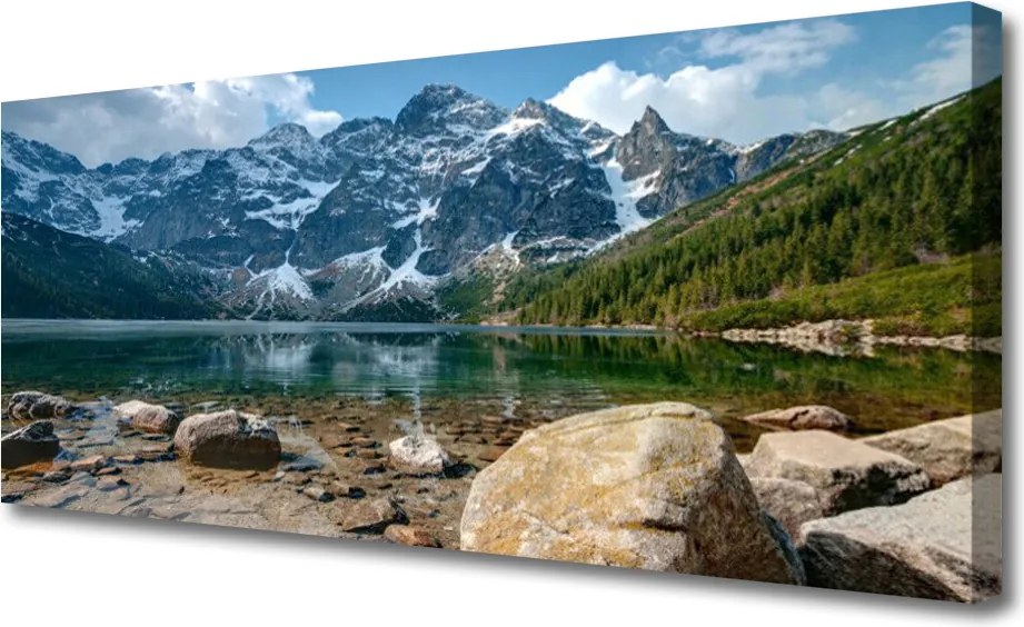 Obraz drukowany na płótnie Majestat Tatrzańskiej Natury