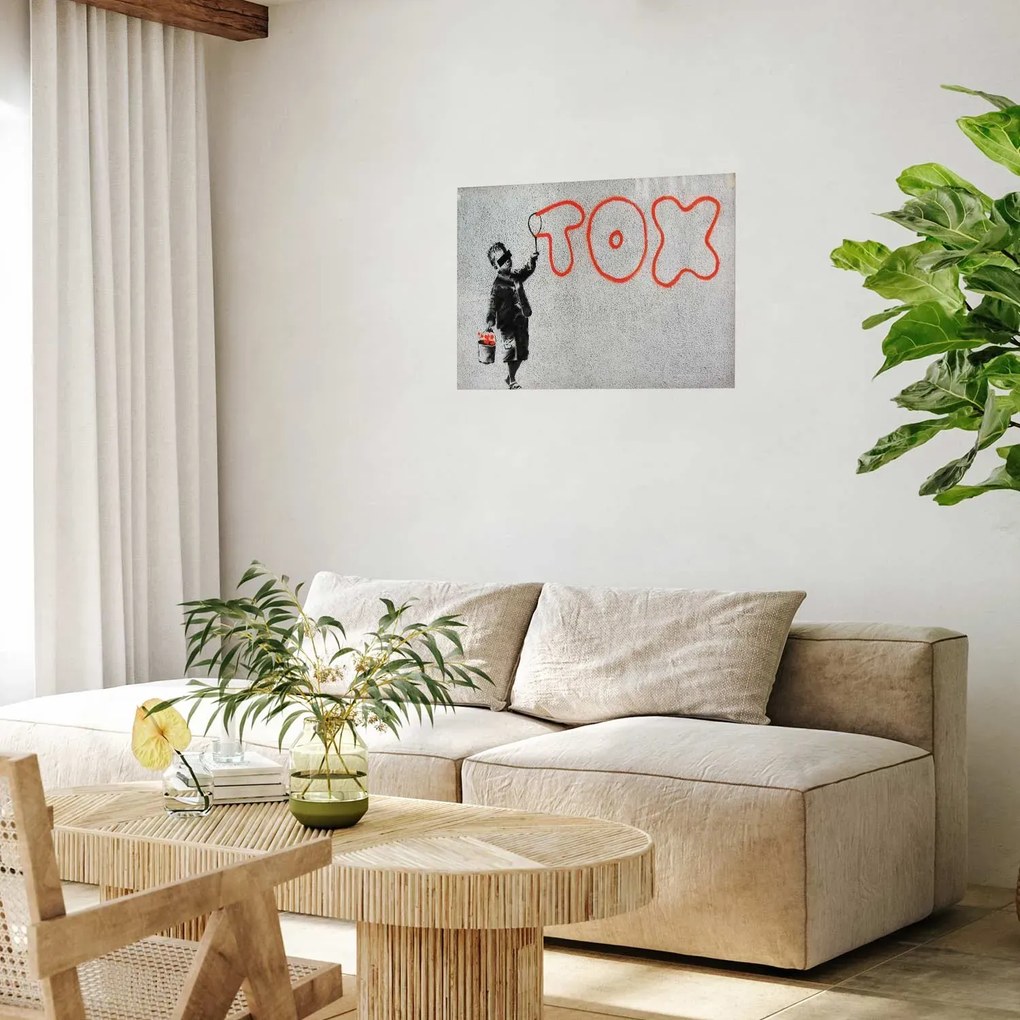 Plakat Toksyczny 30x21 cm bez ramy bez marginesu ARTGEIST B