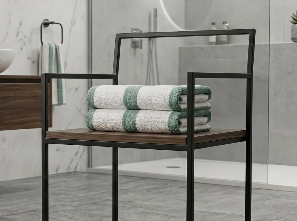 Ręcznik kąpielowy szybkoschnący VELMORA 70x140 cm miętowy, 100% mikrofibra