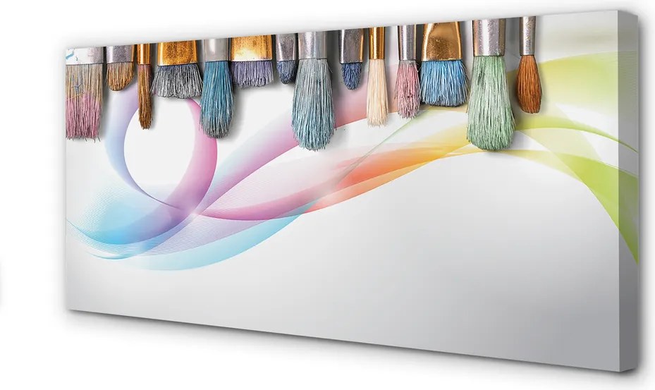 Duży obraz na płótnie Pędzle i Mazy na Obrazie