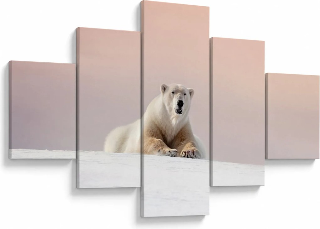Obraz - Niedźwiedź polarny (125x70 cm)