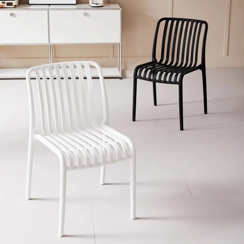 Plastowe krzesło TREGO, białe