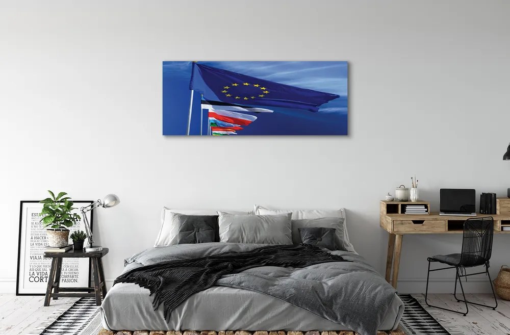 Duży obraz na płótnie Zestaw Flag