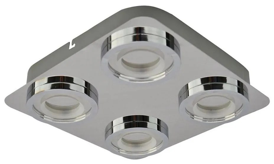 ITALUX MB14187-04A CH - LED Plafon AURORE 4xLED/5W/230V