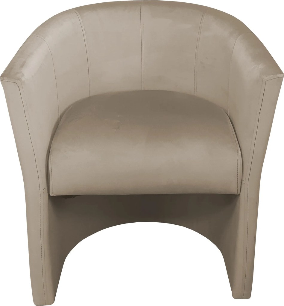 Fotel CLUB tkanina Welur elegancki fotel tapicerowany do salonu i gabinetu : Kolor tkaniny - VELVET - MG09