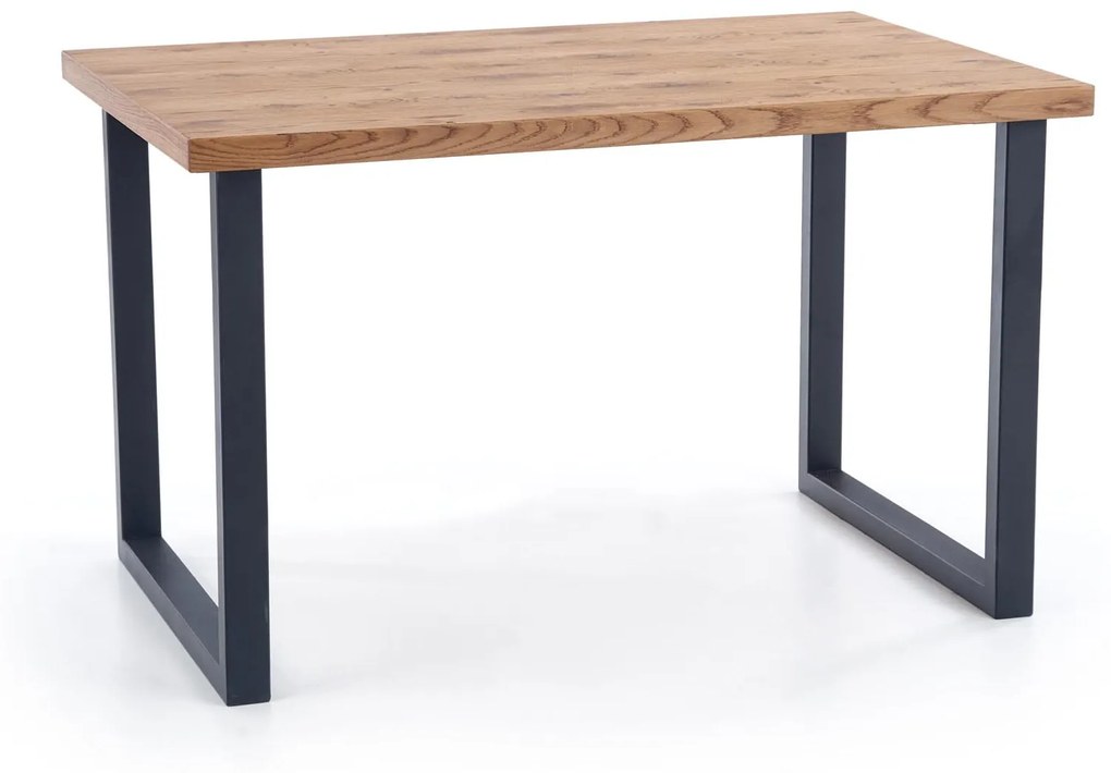 HORUS stół prostokątny 126÷206/80/76 cm loft rustykalny 4/8 osobowy rozkładany