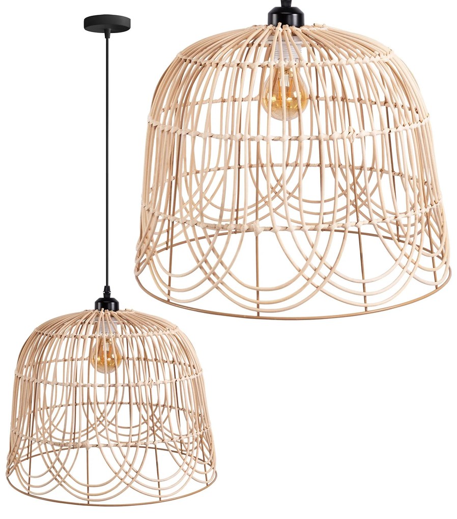 LAMPA SUFITOWA WISZĄCA NATURAL BOHO APP1352-1CP 40 cm