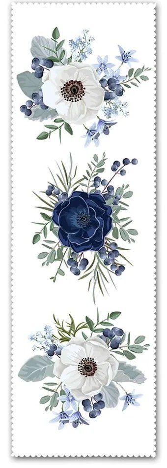 Bieżnik 40x130 cm Blue Rose – Minimalist Cushion Covers