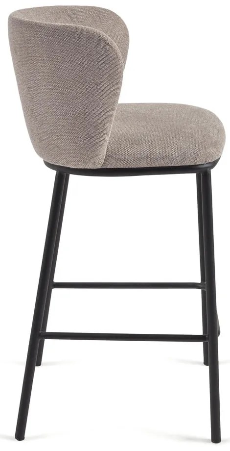 Jasnobrązowy hoker (wysokość siedziska 65 cm) Ciselia – Kave Home