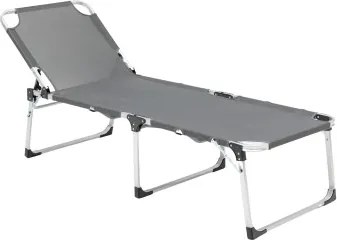 De-Luxe XL - aluminiowy leżak ogrodowy