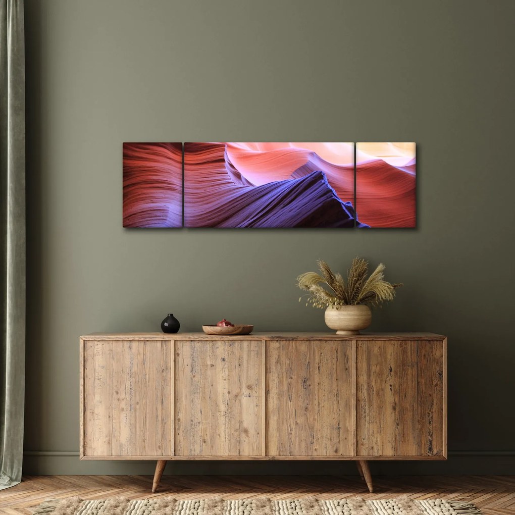 Obraz - kolorowy piasek (170x50 cm)