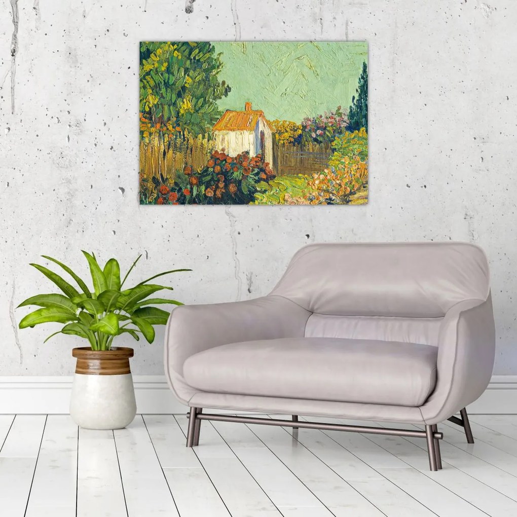 Obraz - Imitator of Vincent van Gogh, Landscape, reprodukcje (70x50 cm)