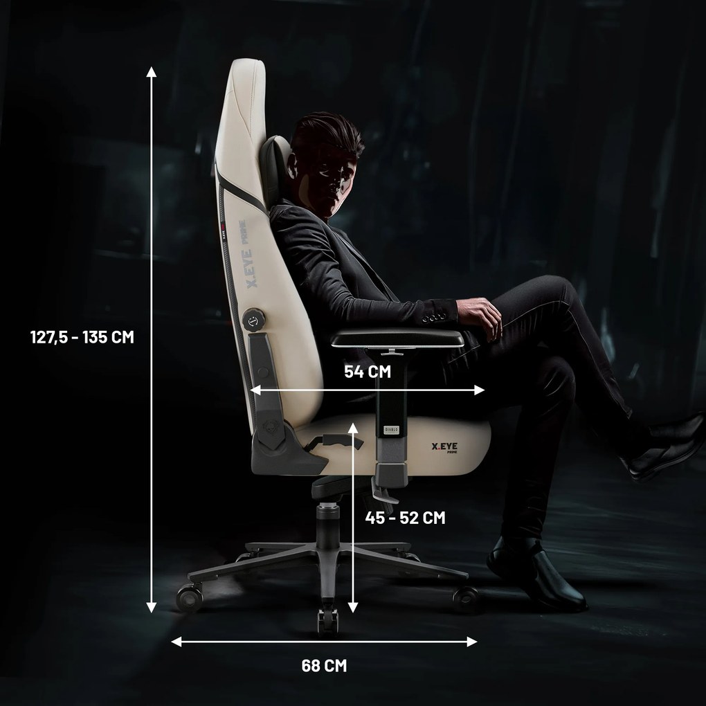 Fotel Gamingowy Diablo X.Eye Prime, Normal Size, Desert Storm