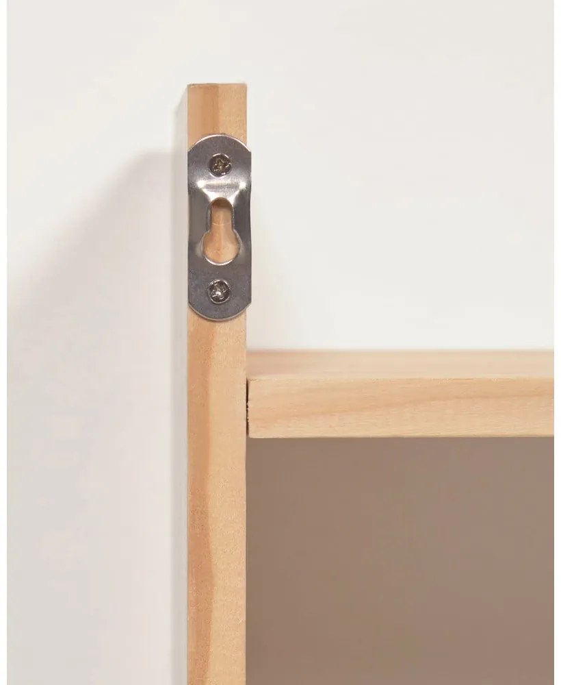 Dziecięcy wieszak ścienny z litego drewna sosnowego w naturalnym kolorze 52,5x20 cm Florentina – Kave Home