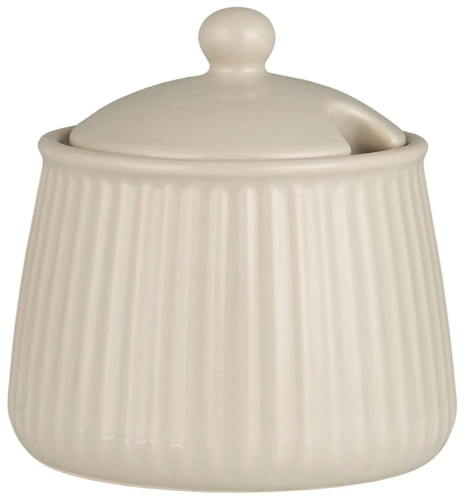 Ceramiczna cukiernica MYNTE LATTE beżowa