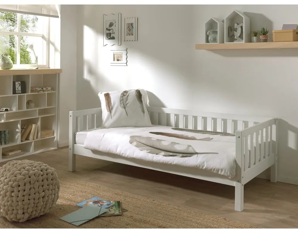 Białe łóżko dziecięce 90x200 cm Fritz – Vipack