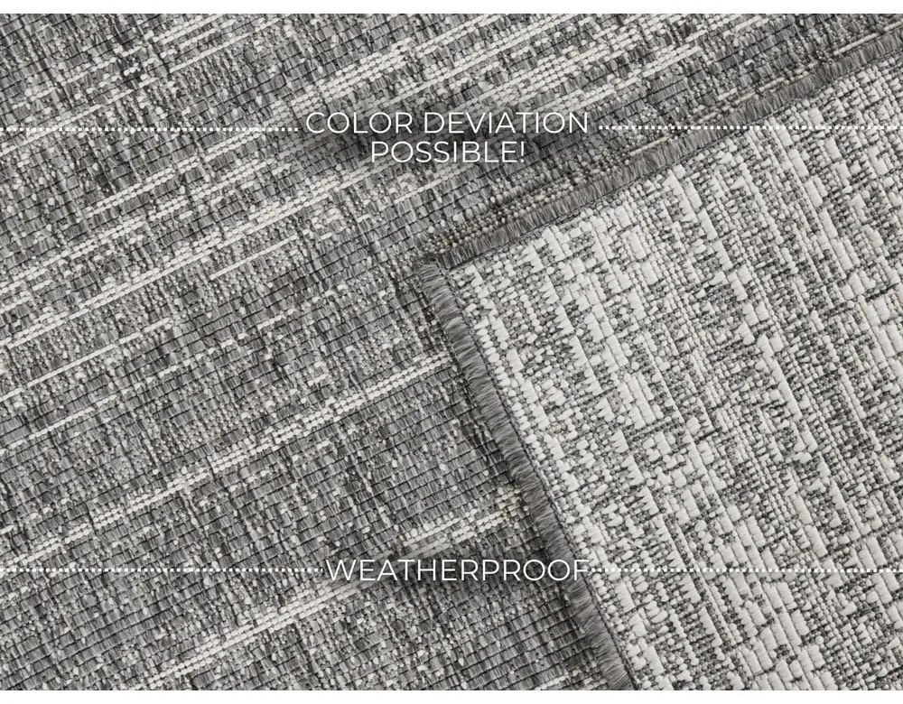 Szary dywan odpowiedni na zewnątrz 290x200 cm Gemini – Elle Decoration
