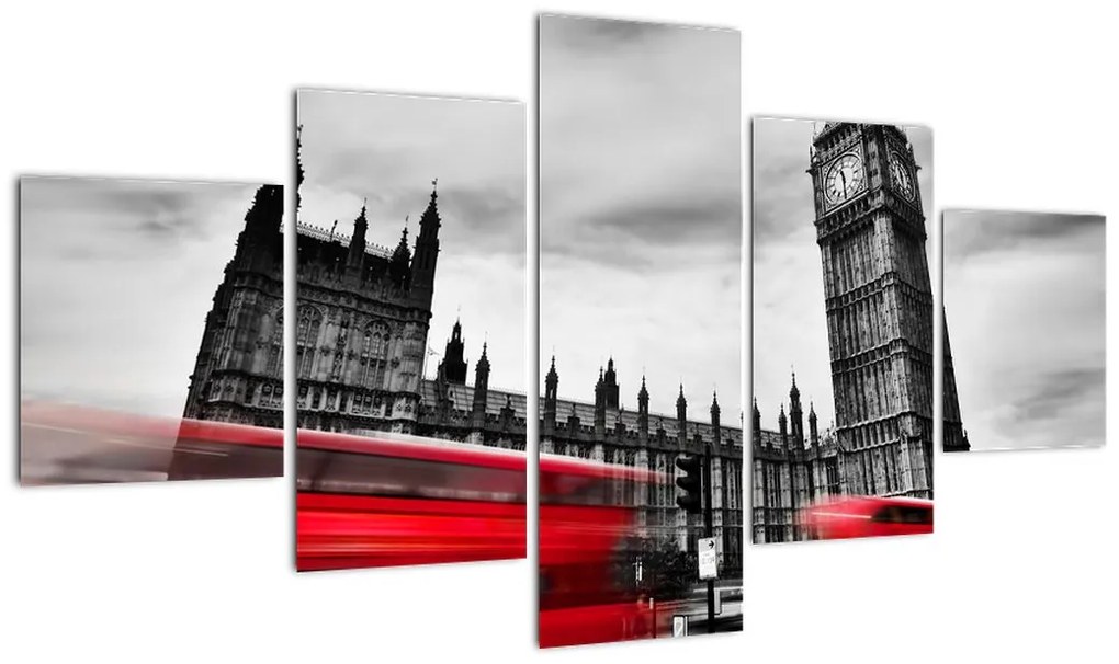Obraz - Houses of Parliament w Londynie (125x70 cm)