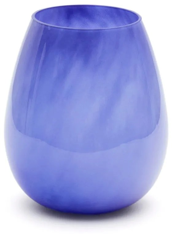 Niebieski szklany wazon (wysokość 26 cm) Kelse – Kave Home