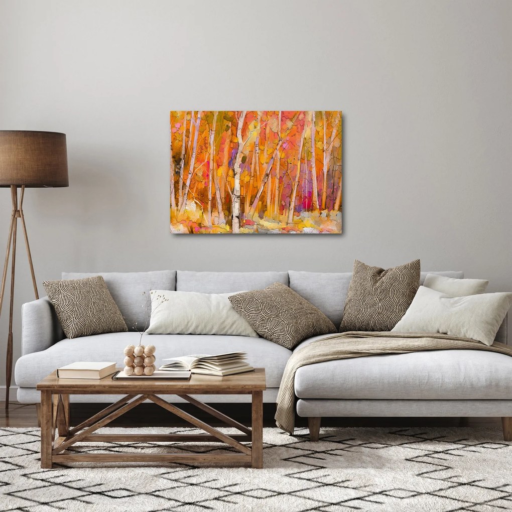 Obraz - Jesienny las (70x50 cm)