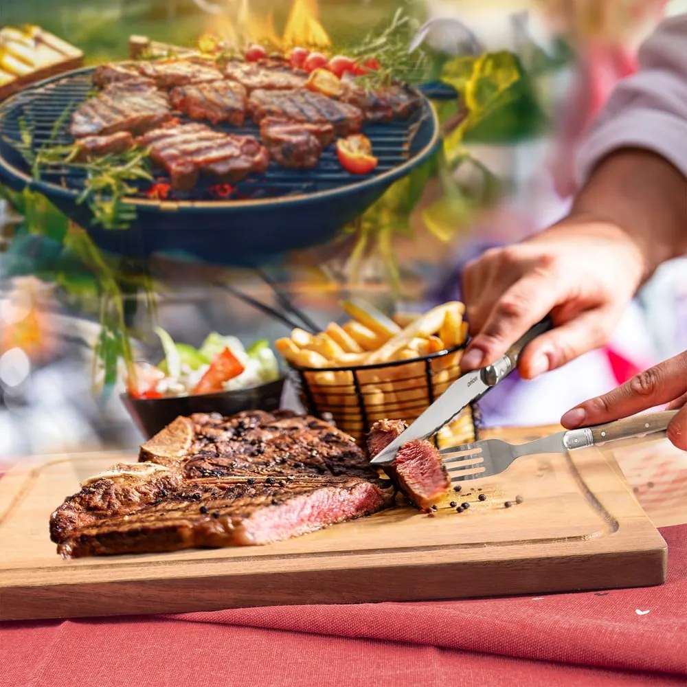 Sztućce ze stali nierdzewnej w srebrno-naturalnym kolorze 15 szt. – Orion