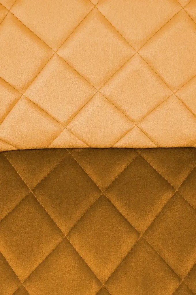 Krzesło tapicerowane K525 VELVET musztardowe HALMAR