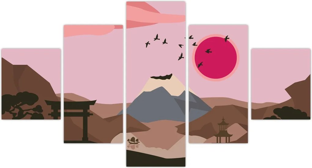 Obraz - Japonia N⁰2 (125x70 cm)