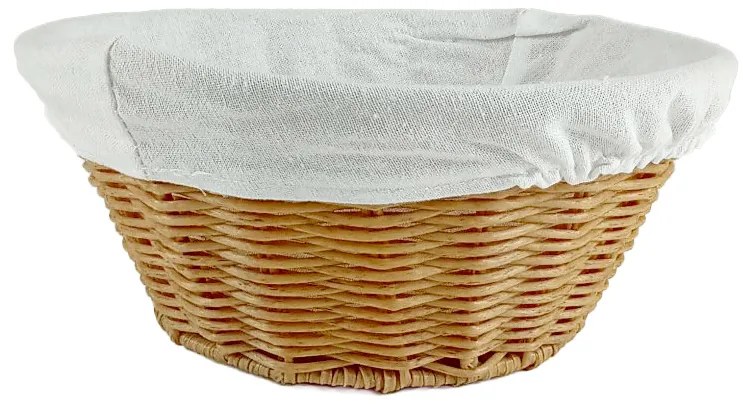 Kosz na pieczywo z materiałową wyściółką, Ø 25 cm, Kesper
