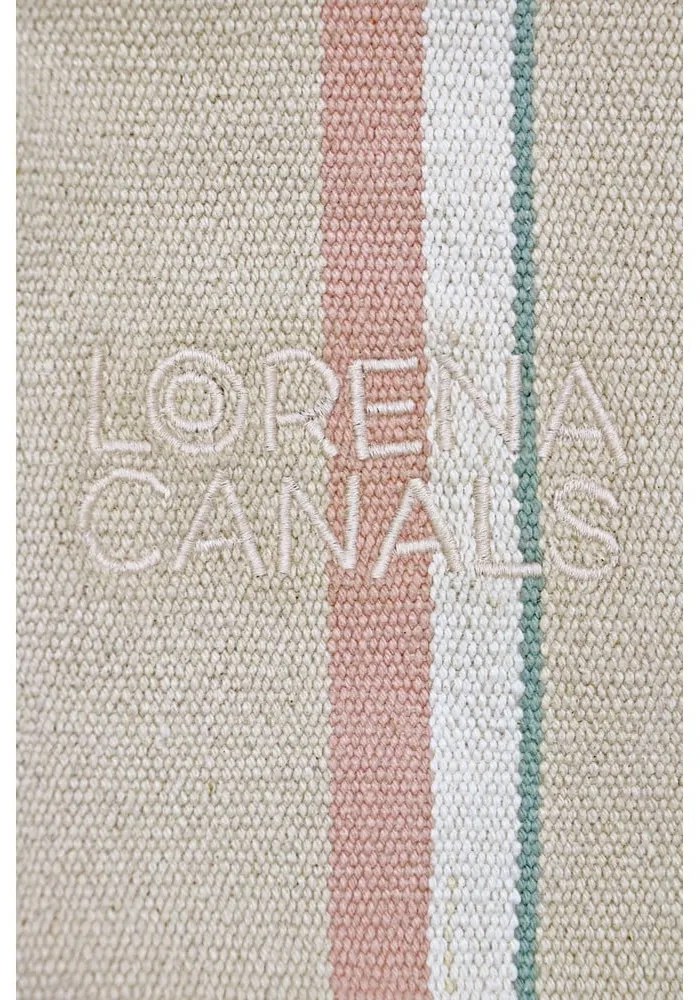 Kremowy dziecięcy worek do siedzenia Cleo Multi Stripe – Lorena Canals