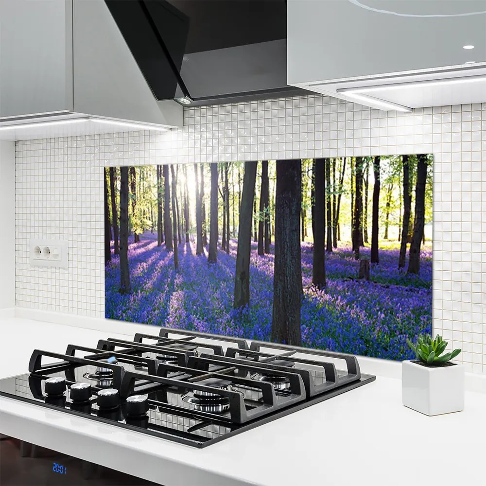 Szkło Ozdobne do Kuchni Gęsta Korona Drzew