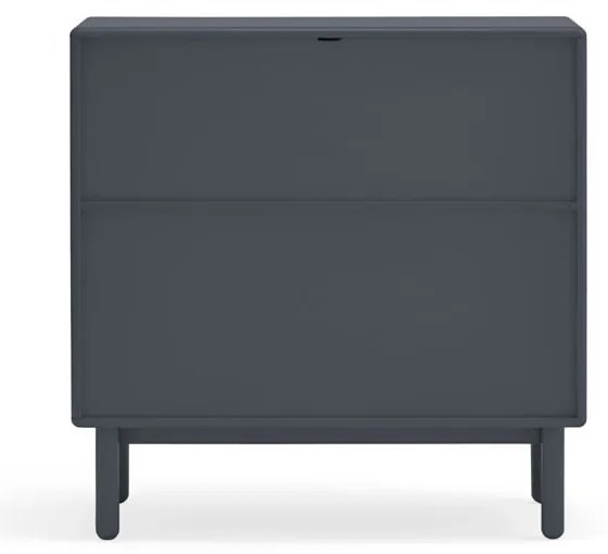 Ciemnoszara niska komoda 90x90 cm Corvo – Teulat