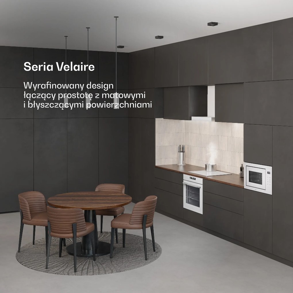 Klarstein Mikrofalówka do zabudowy Velaire 850W 38,5 cm z grillem Biała