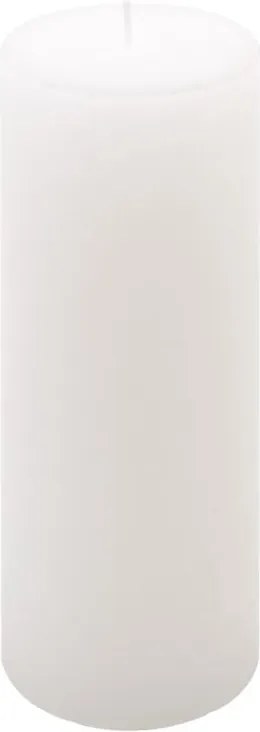 Zestaw świec rustykalnych, 20 cm, Ø 7,5 cm, biały, 4 szt.