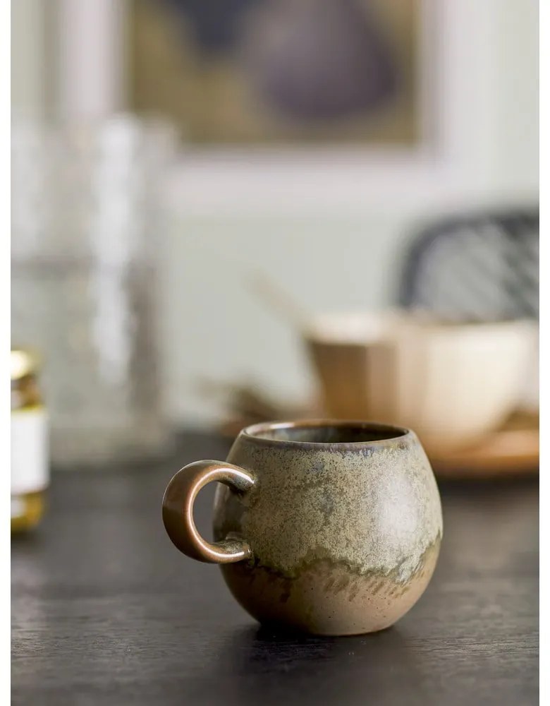 Brązowy kubek ceramiczny 280 ml Paula – Bloomingville