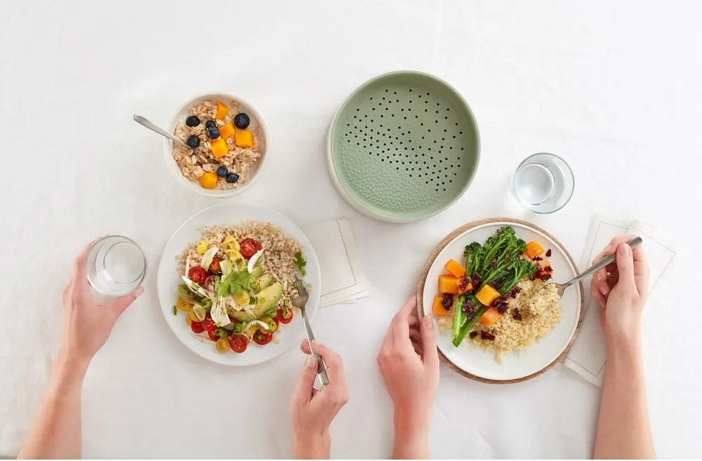 Plastikowe naczynie do gotowania ryżu – Lékué