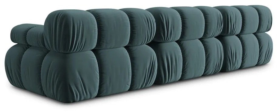 Morska aksamitna sofa 282 cm Bellis – Micadoni Home