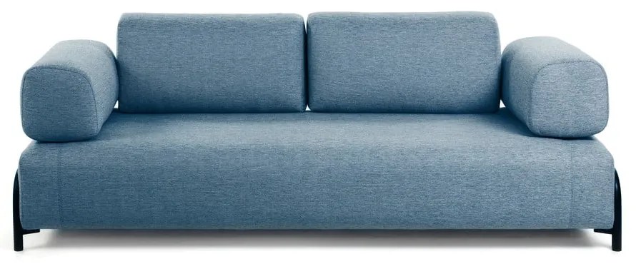 Niebieska sofa z podłokietnikami Kave Home Compo