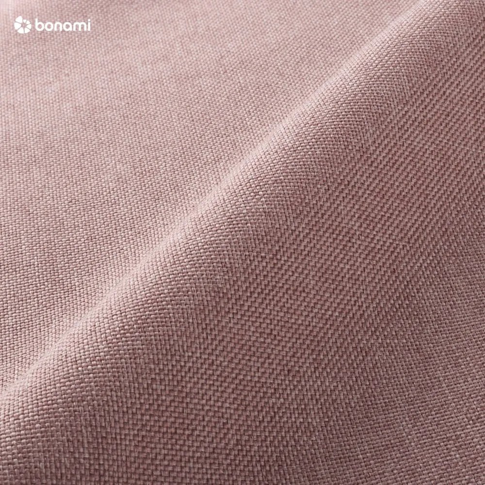 Różowe tapicerowane łóżko dwuosobowe bez stelaża 140x200 cm Lena – Meise Möbel