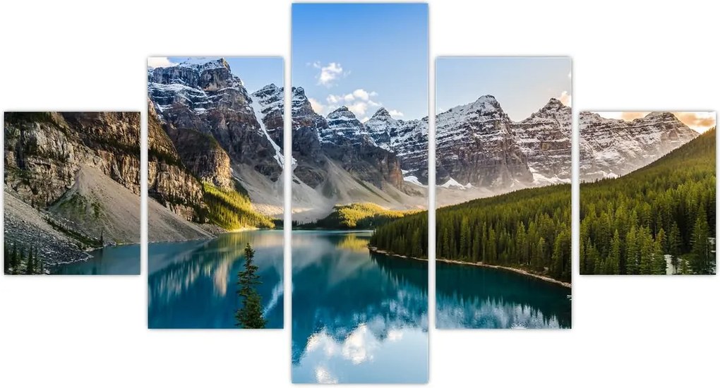 Obraz - Kanada, Park Narodowy Banff, Jezioro Moraine (125x70 cm)