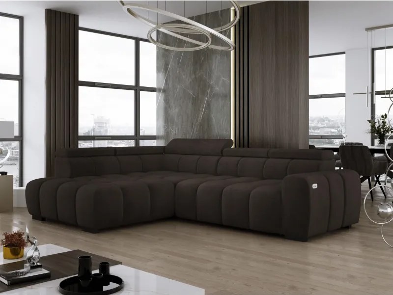 Narożnik BULL L Lewostronny z Elektryczną Regulacją SALVADOR 04 WERSAL