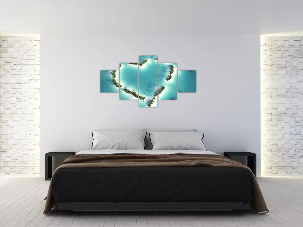 Obraz - Wyspy serca (125x70 cm)