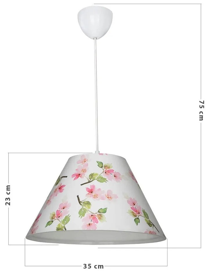 Biała lampa dziecięca ø 35 cm Tria – Squid Lighting
