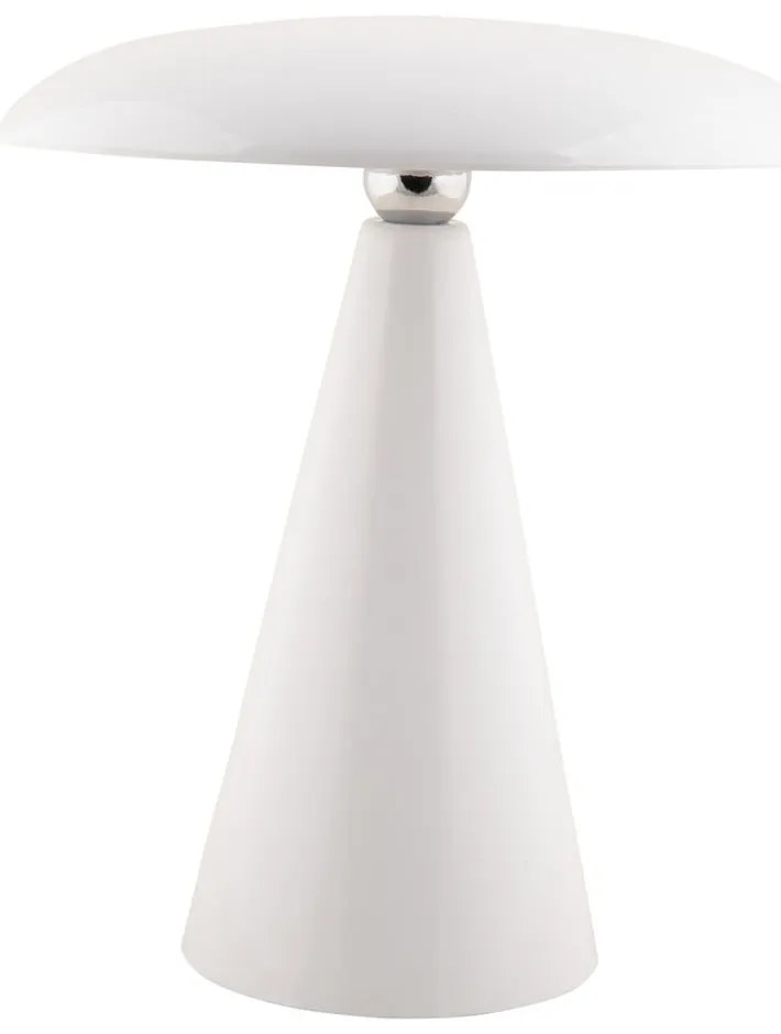 Biała lampa stołowa LED ze ściemniaczem (wysokość 26 cm) Phoebe – Leitmotiv