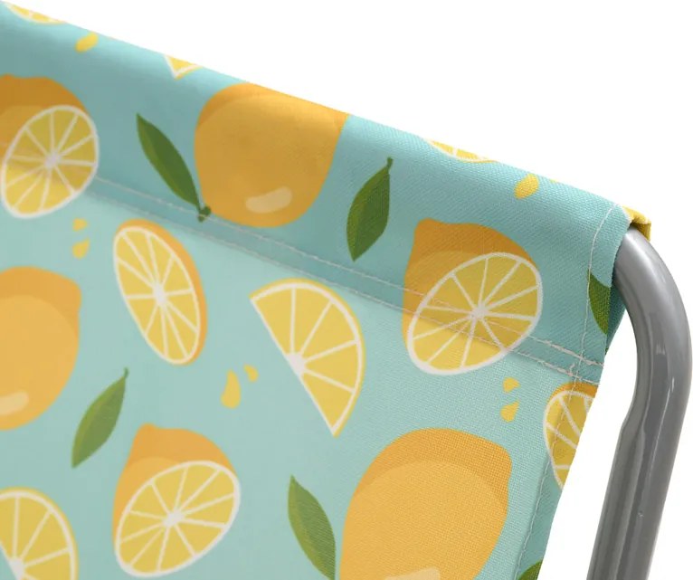 Składany leżak plażowy SAND LEMON, kolorowy