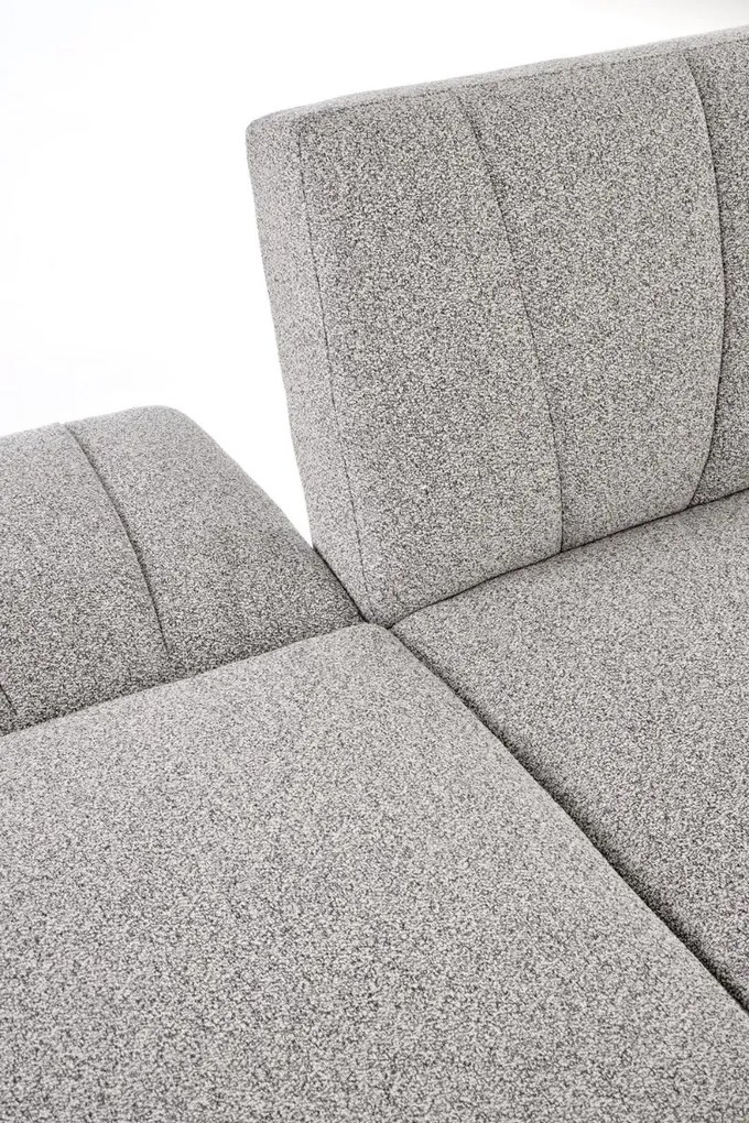 Sofa rozkładana LARIX szara HALMAR