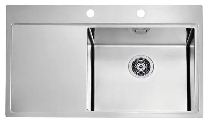 ALVEUS 1103653 - Zlew kuchenny PURE 86x52,5 cm satyna, prawy