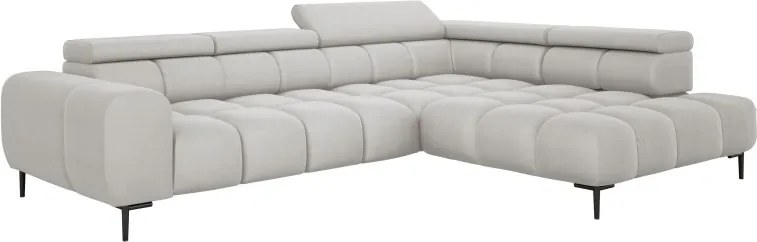 Narożnik PLAZA L Prawostronny w tkaninie SOLAR 03 WERSAL