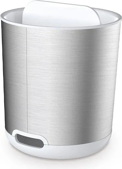 Kubek na szczoteczki do zębów ze stali nierdzewnej w kolorze srebra Duo Steel – Joseph Joseph