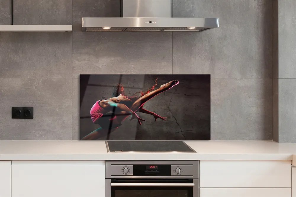 Szklany Panel Akrobatyczny Szpagat