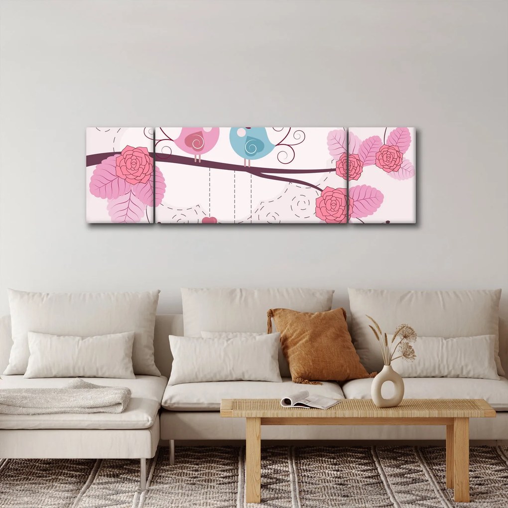 Obraz - Czas miłości (170x50 cm)
